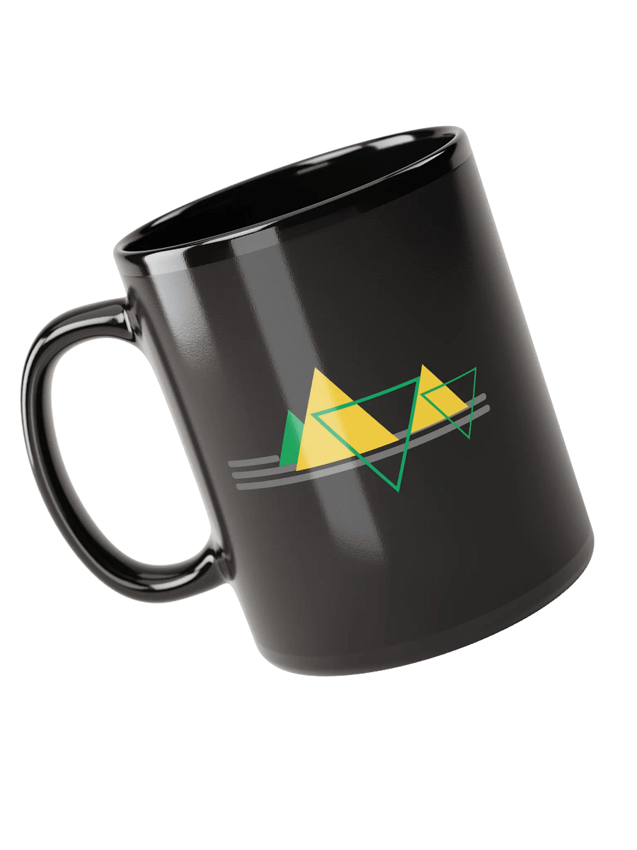 Line & Vertex Vibrant Design Mug Black product image (6)