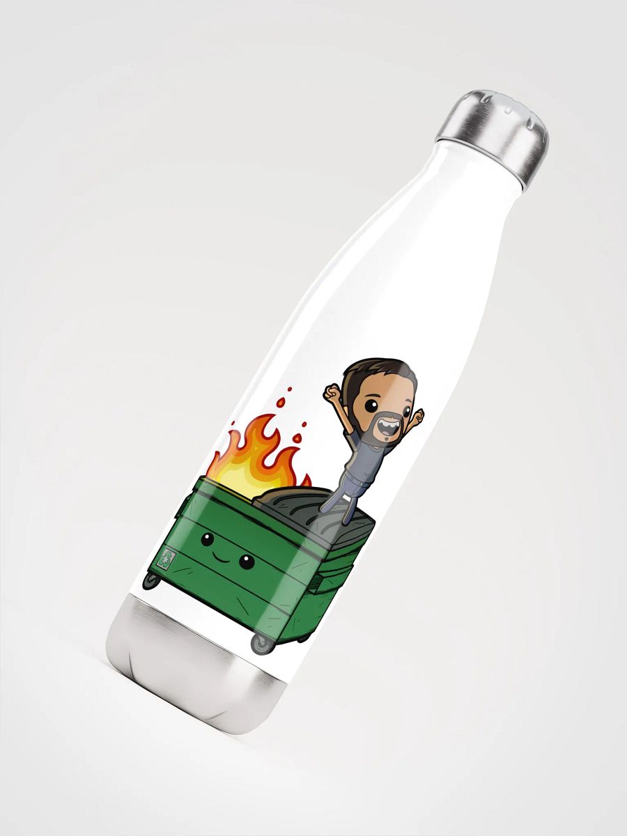 Dumpster Fire Stainless Steel Water Bottle product image (4)