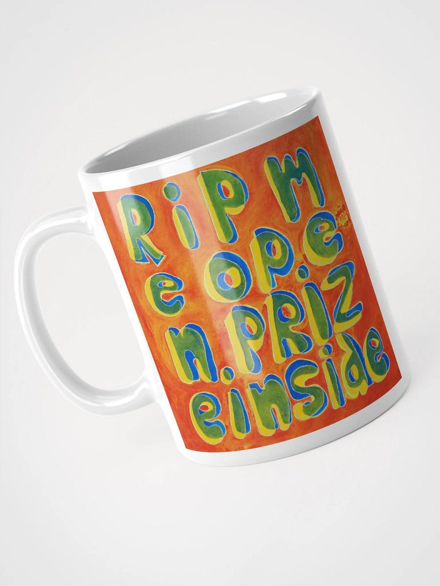 Rip Me Open Prize Inside White Glossy Mug product image (9)
