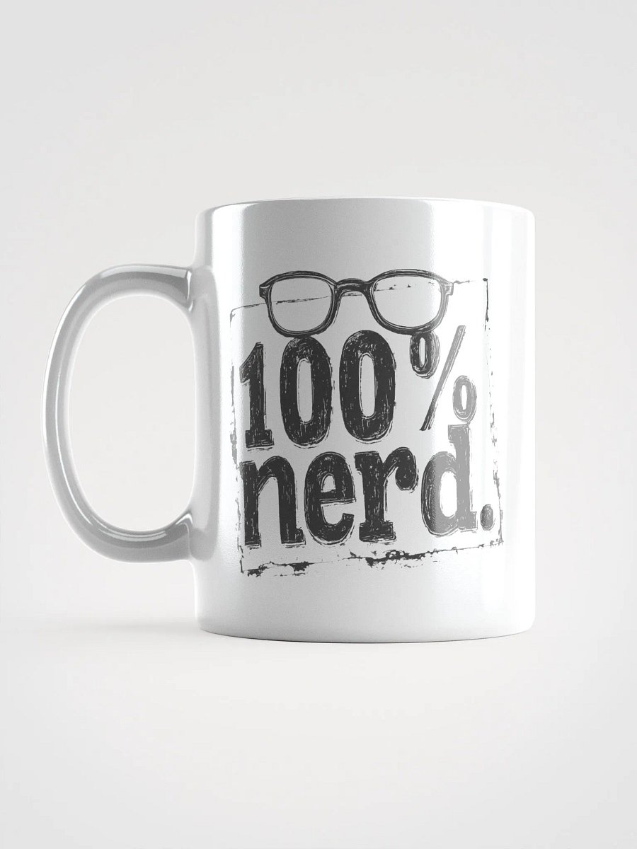 "100% Nerd." With Border. Coffee Mug product image (6)