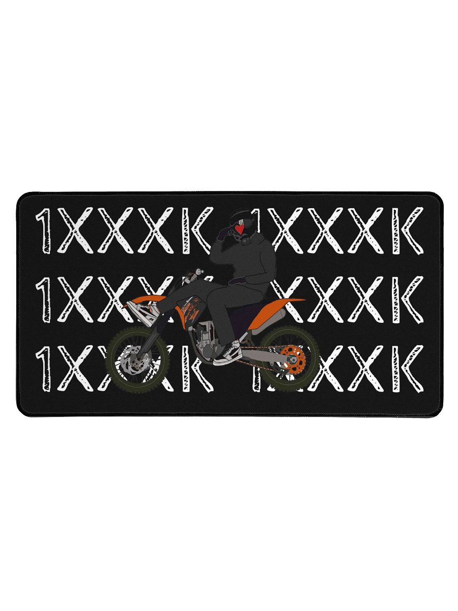 1XXXk w/ Heart-hand | 31.5 x 15.5 in Mousepad product image (1)