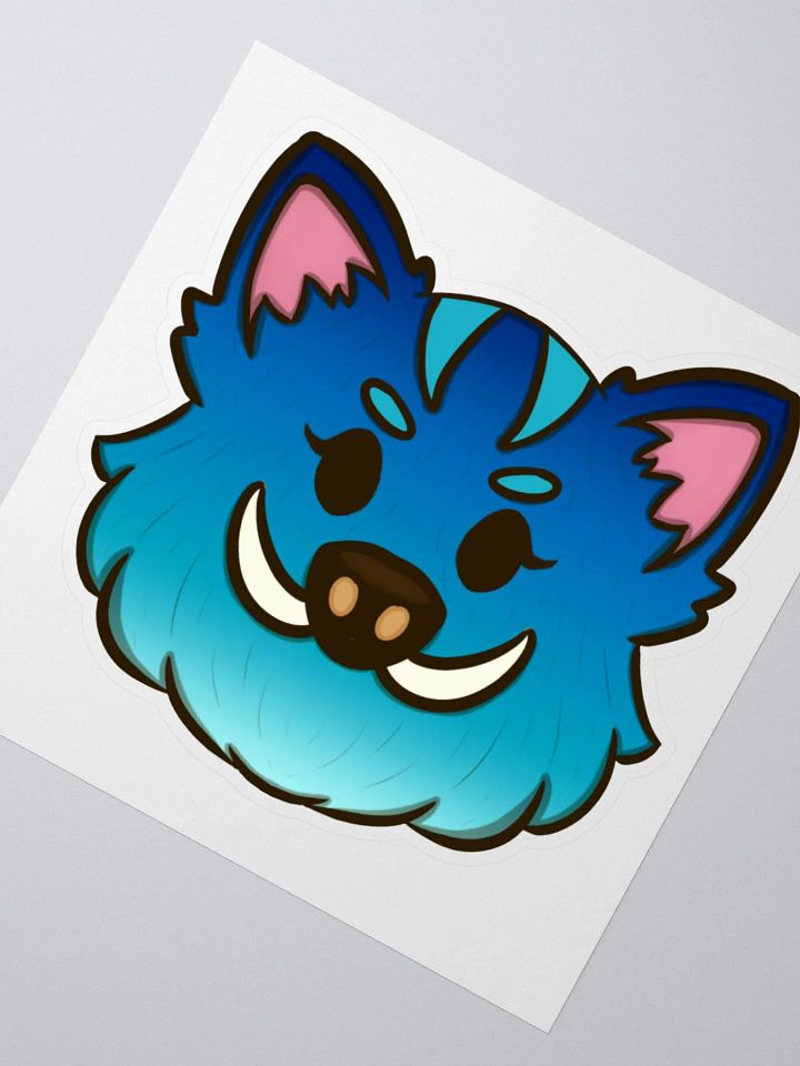 6-Month Boar Badge Sticker product image (2)