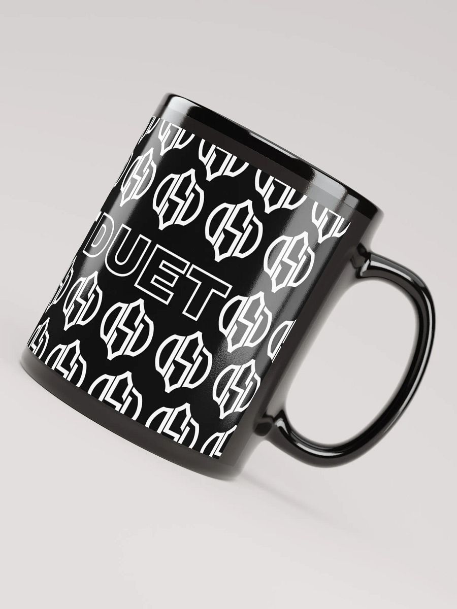 Offset Duet Black Glossy Mug product image (8)