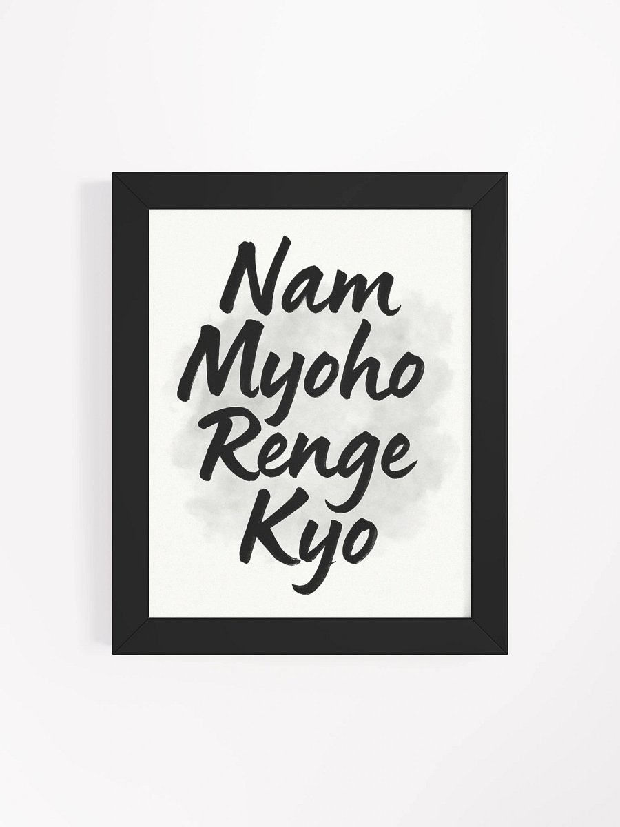 Nam Myoho Renge Kyo Framed Poster product image (4)