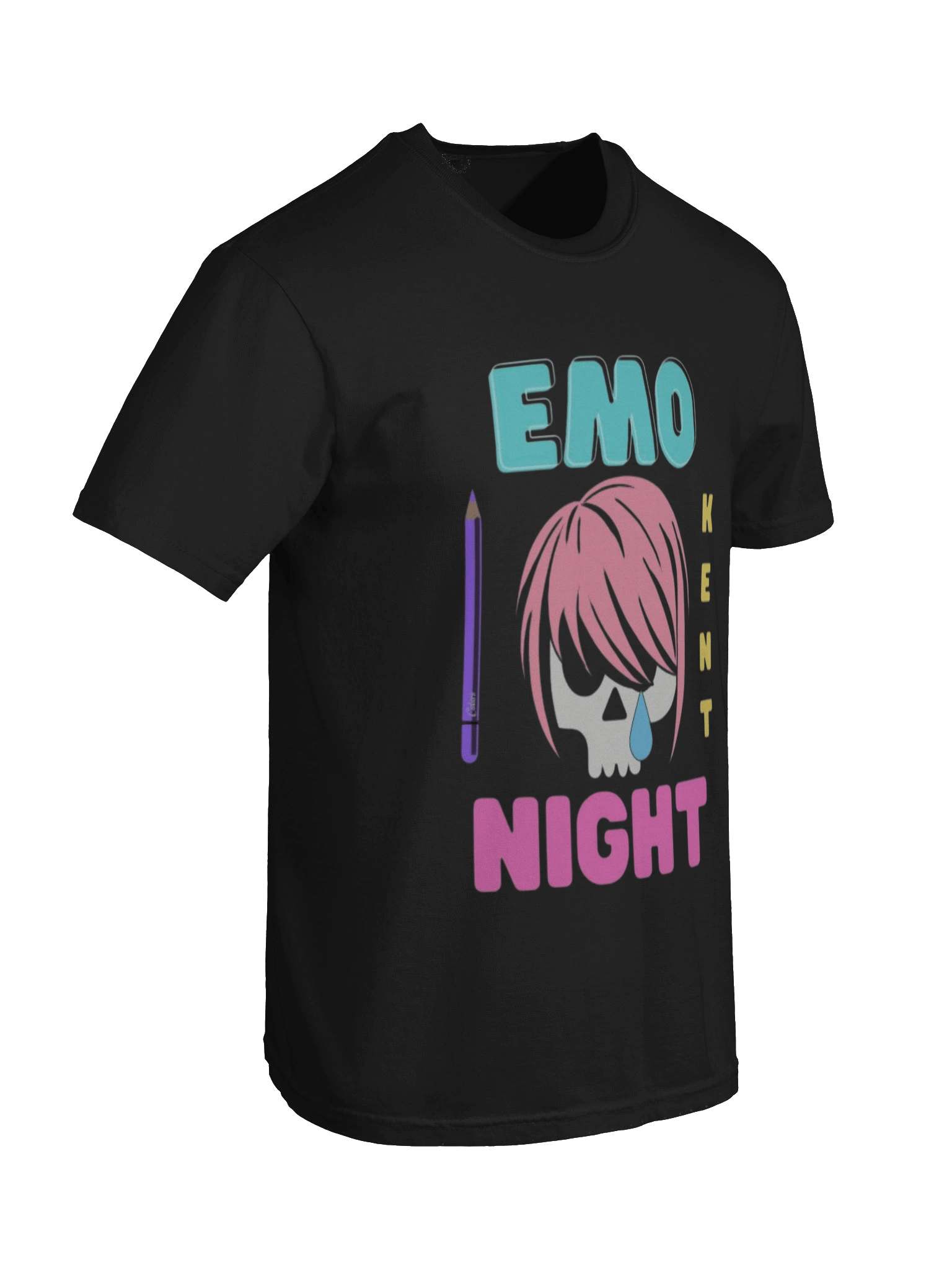 Emo Night Kent Sad Skull Shirt product image (8)