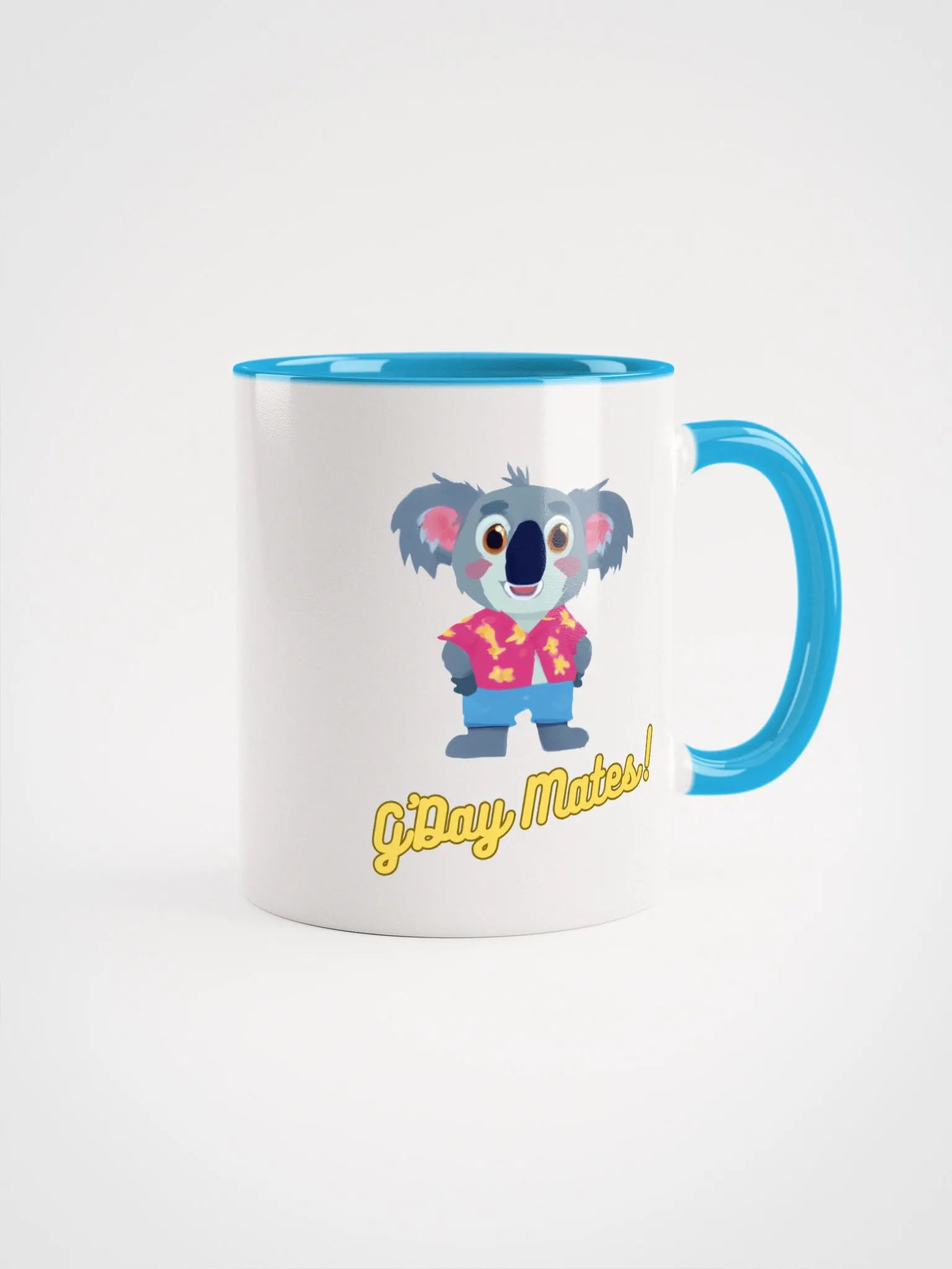 Koala Calm White Ceramic Coffee Mug - 11 oz product image (1)