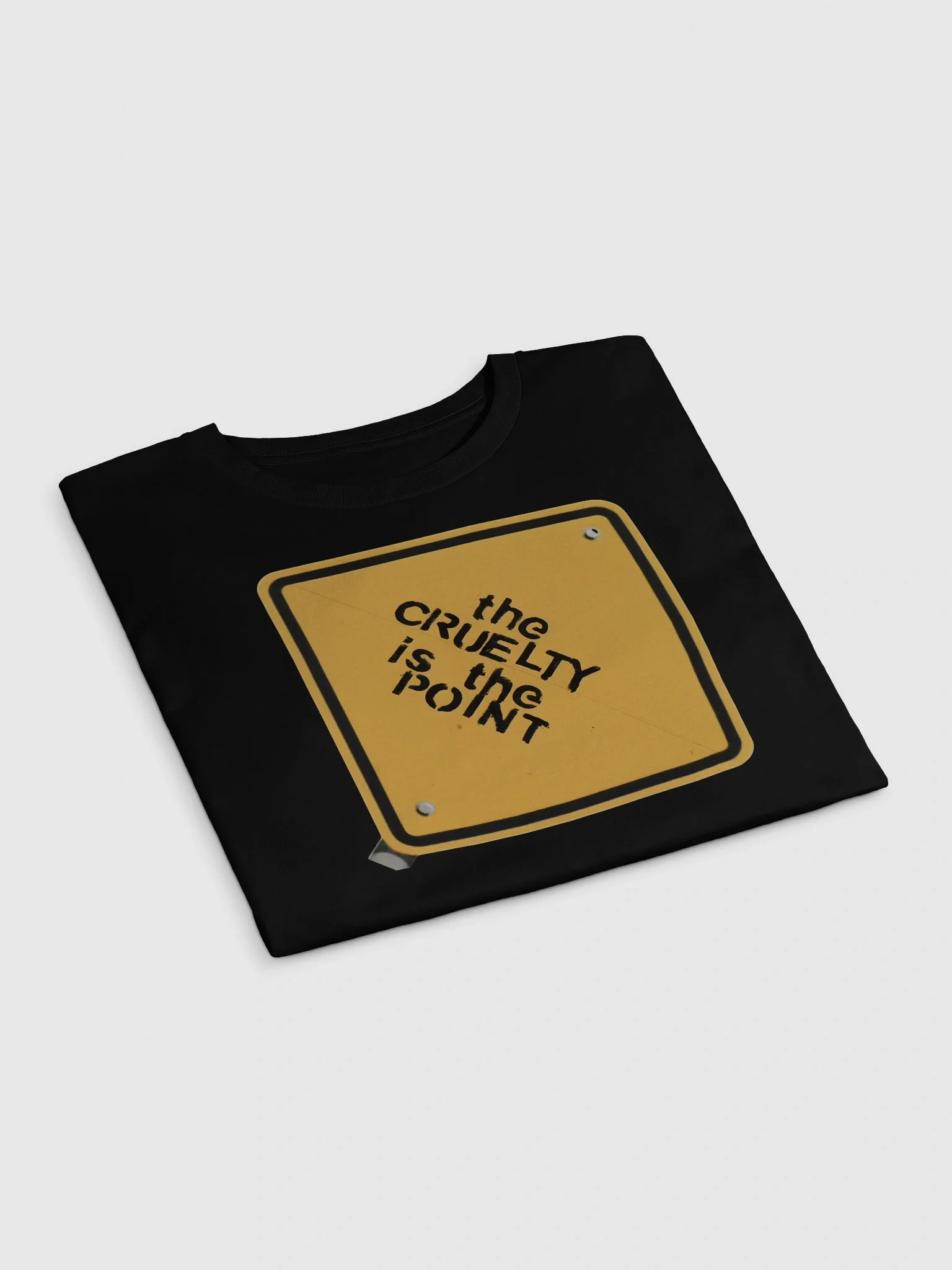 The Cruelty is the Point Crop Top product image (3)