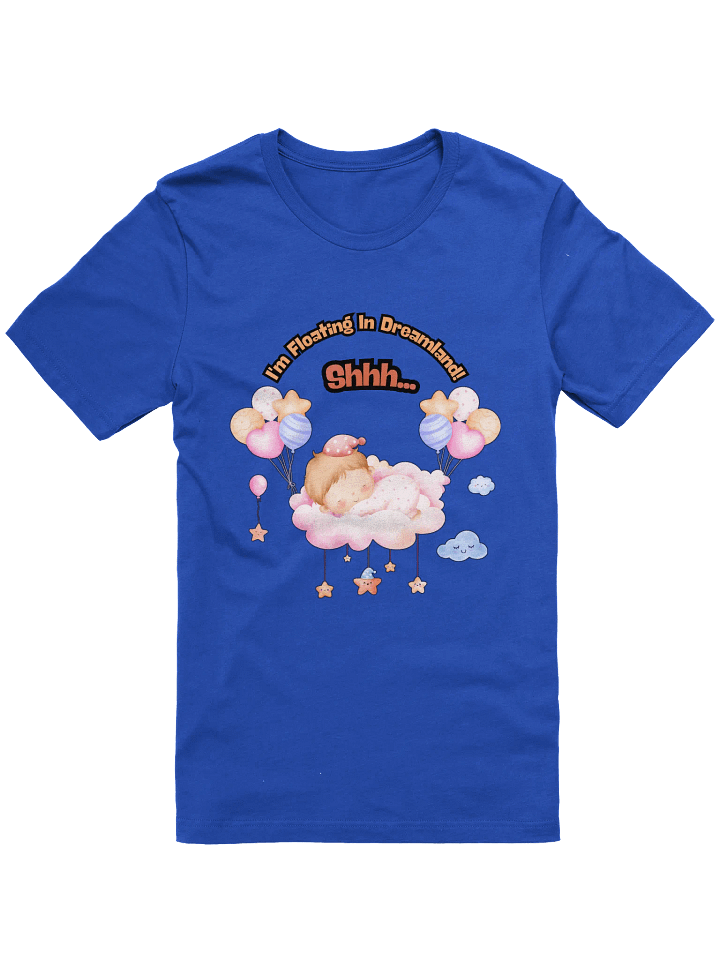 Funny Dreamland Baby Announcement Unisex Heavy Cotton Tee - Shhh, Im Floating in Dreamland - Maternity Gift for Expecting Moms, Pregnancy product image (3)