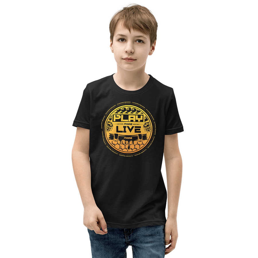 Play More Live More Youth Short Sleeve T-Shirt product image (13)