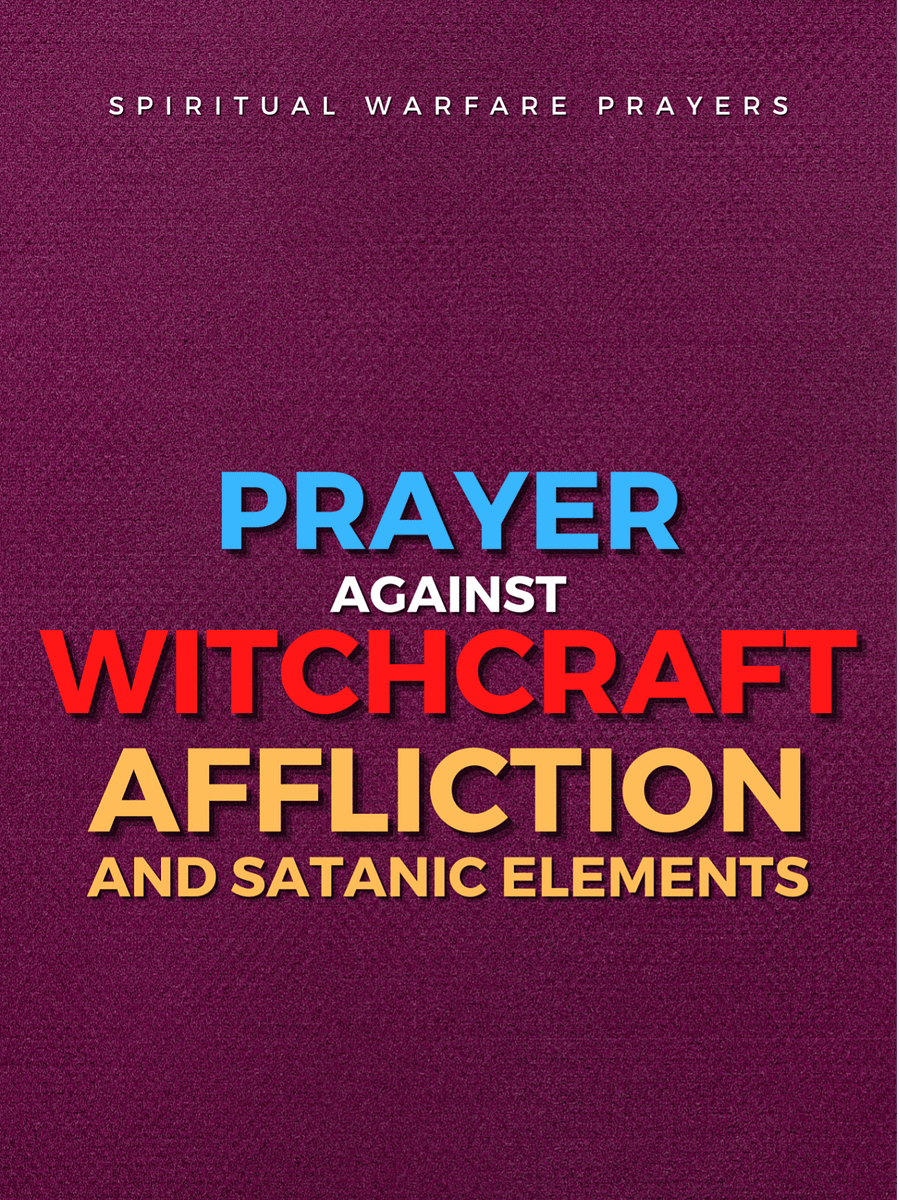 Prayer Against Witchcraft Affliction product image (1)