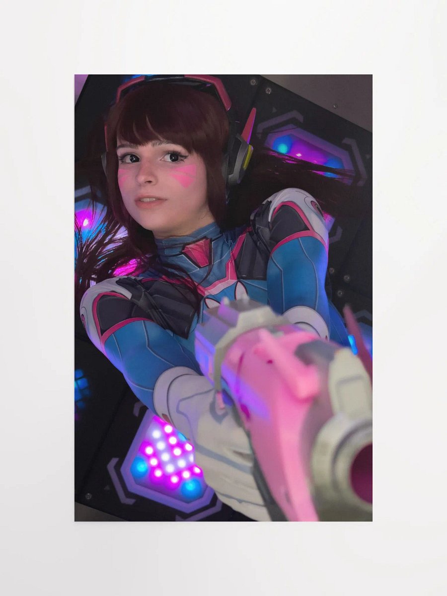 D.va Cosplay Poster Print product image (2)
