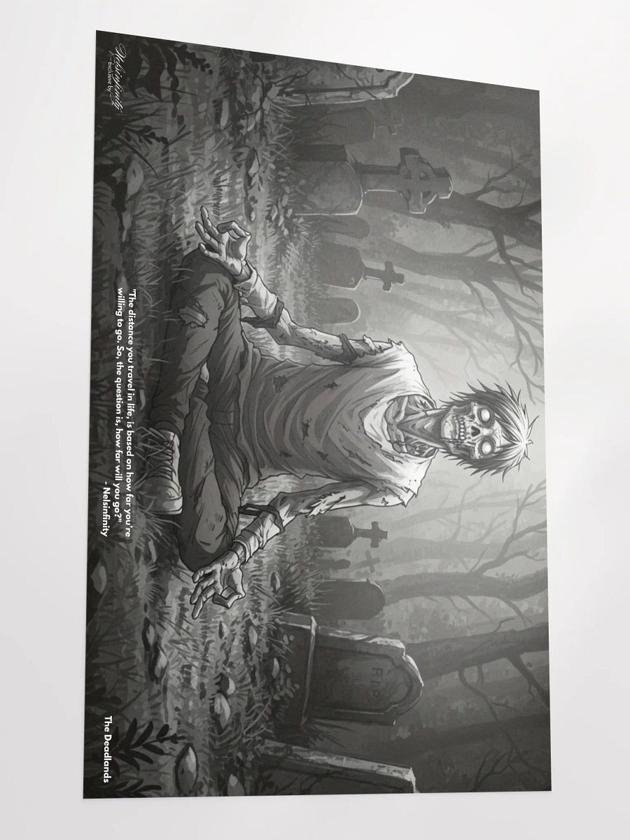 The Deadlands: Meditating Zombie - Matte Poster product image (3)