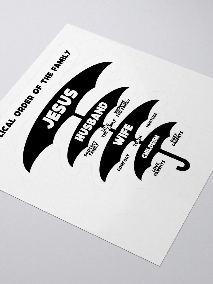 Biblical Order Stickers product image (4)