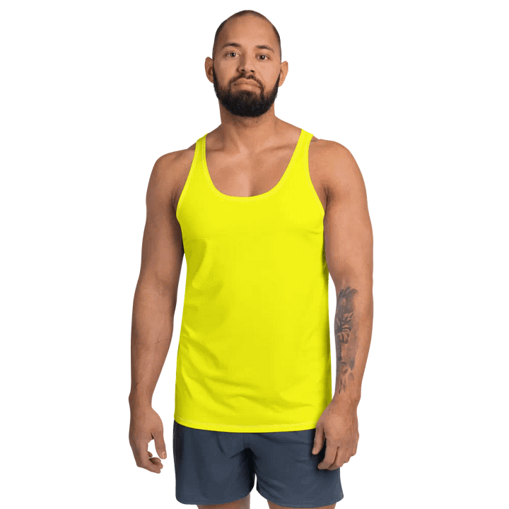 Plain Color Yellow Tank Top product image (1)