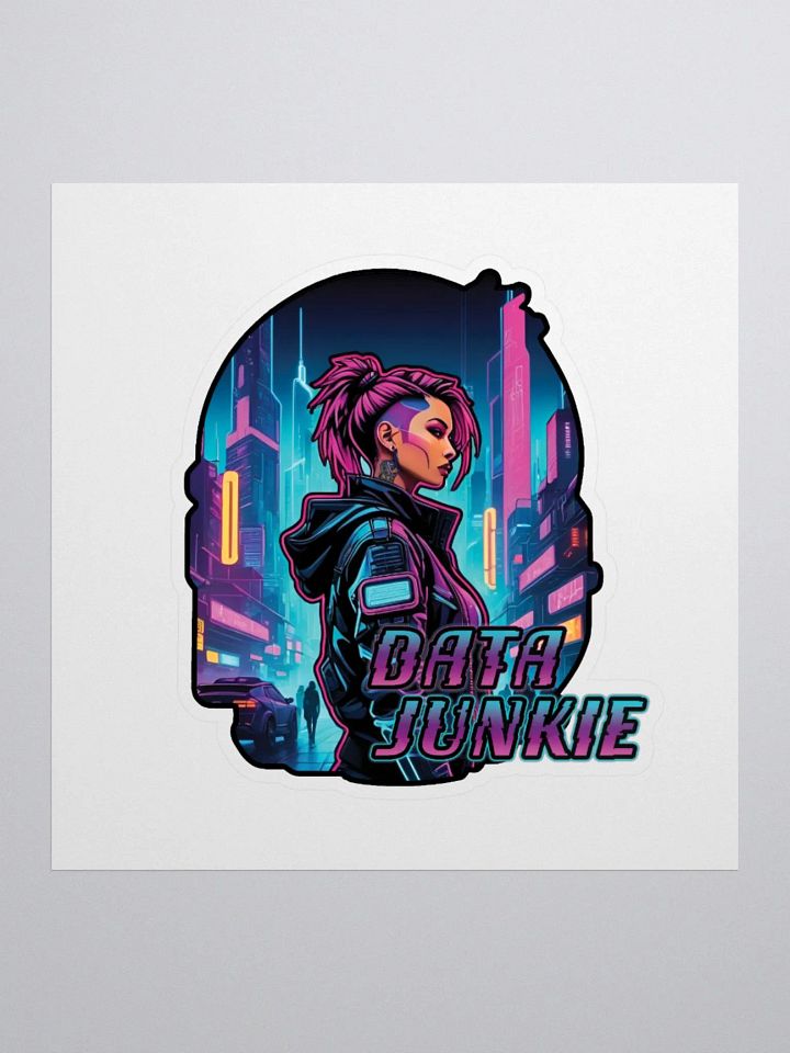 Neon Data Junkie Sticker Set product image (2)