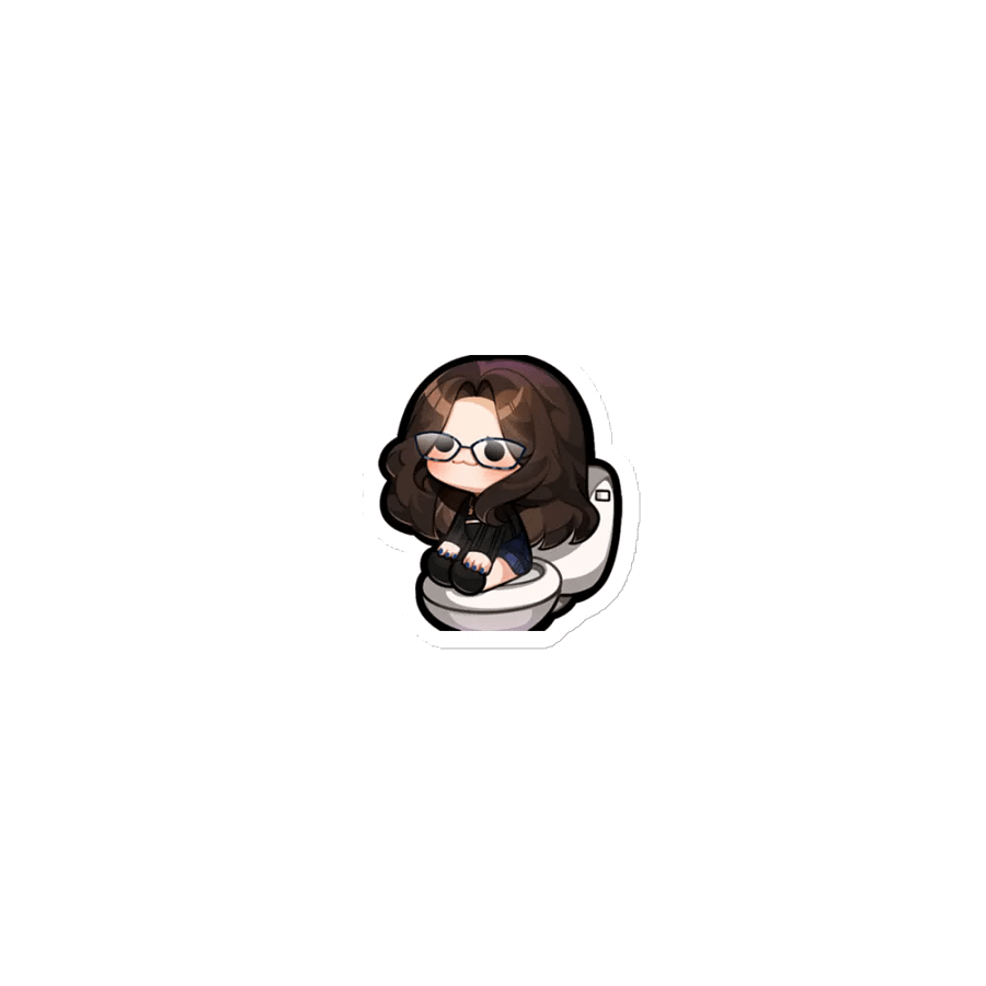 Whovie Potty Time Emote Magnet product image (1)