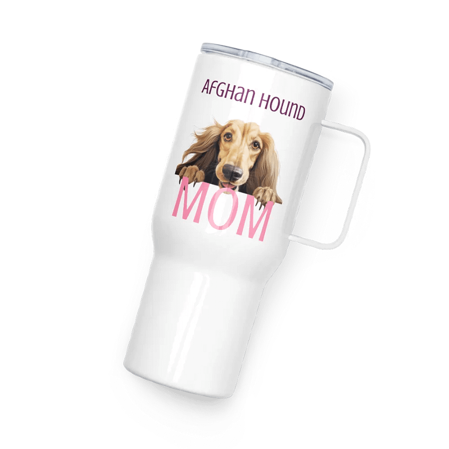 Afghan Hound Pup Mom Love Travel Mug product image (10)