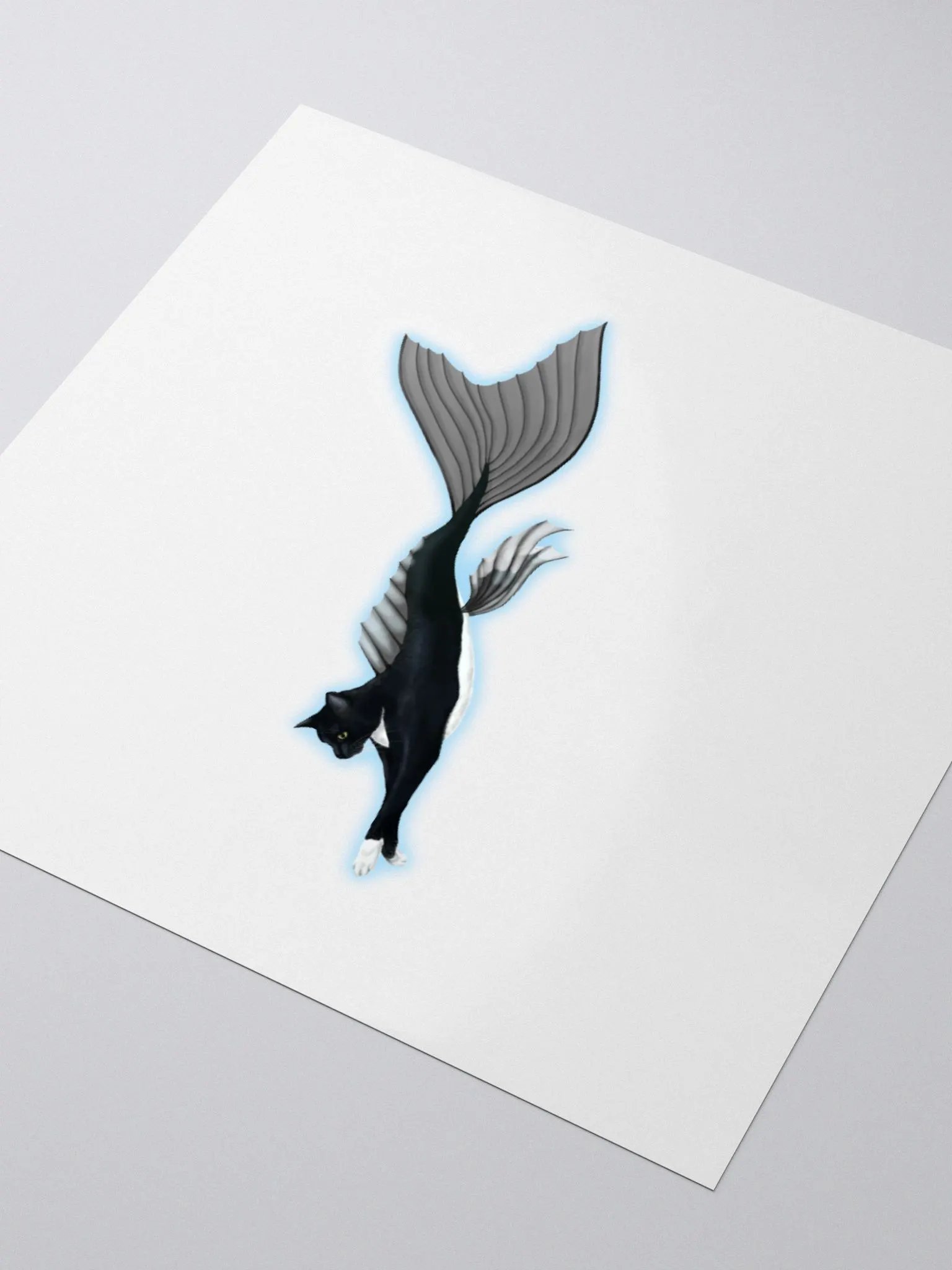 Mermeow Swimming Sticker product image (11)