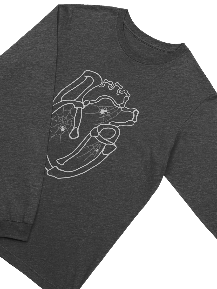 Cluttered Heart – Anatomy-Inspired Long Sleeve T‑Shirt product image (2)