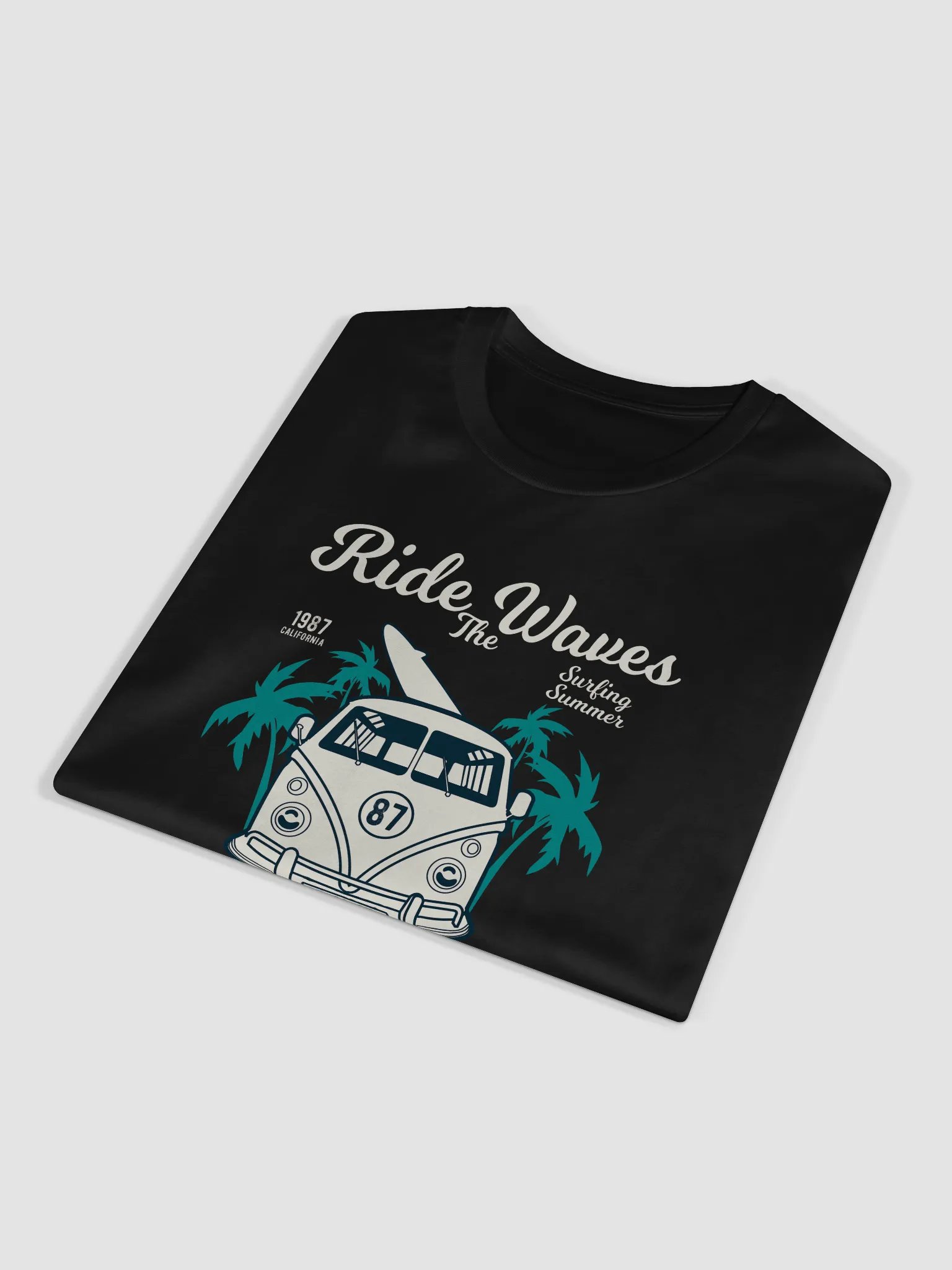 Ride the Waves Vintage Van T-Shirt product image (9)