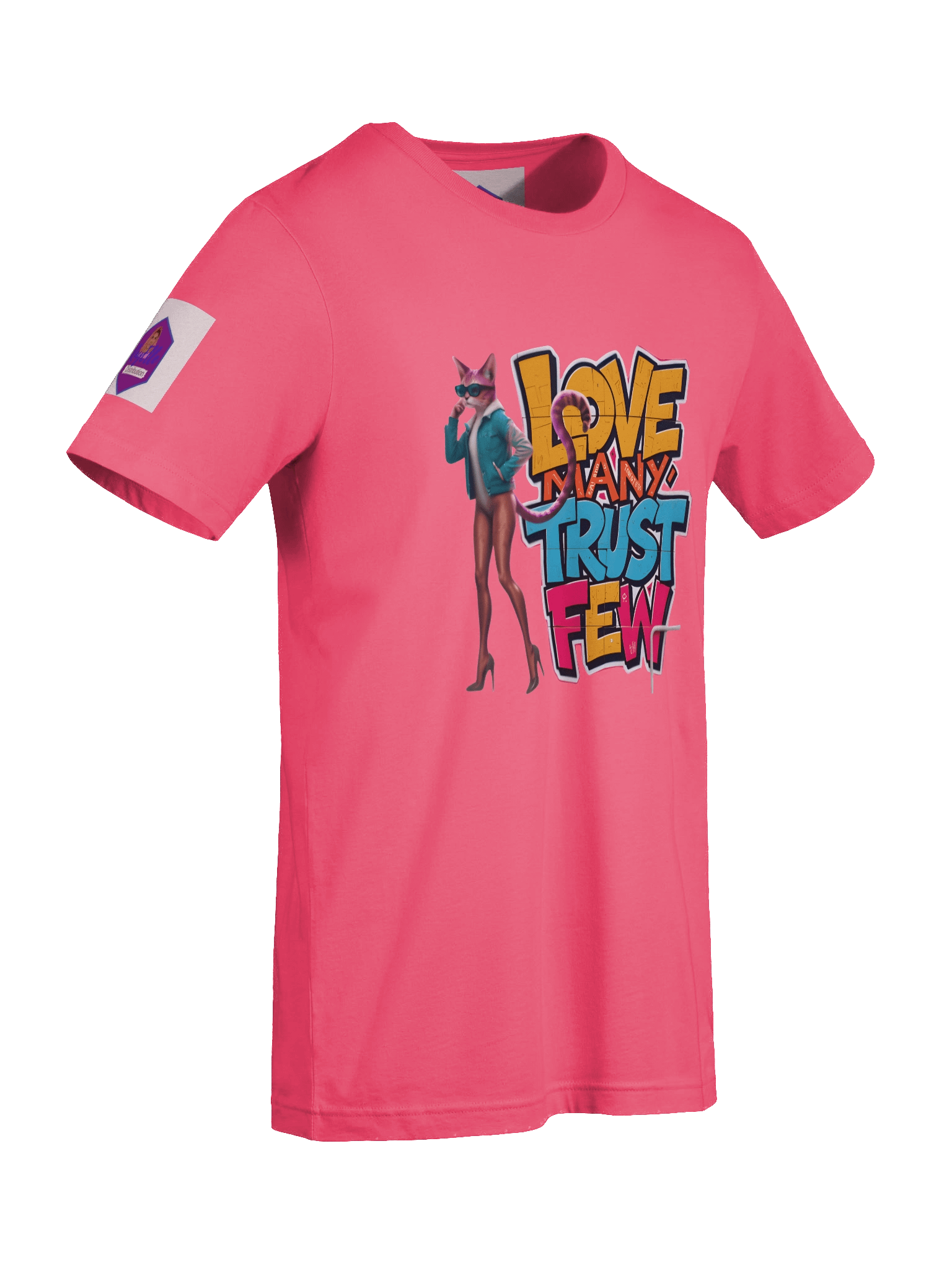 Vibrant Violet Hexagon T-Shirt product image (92)