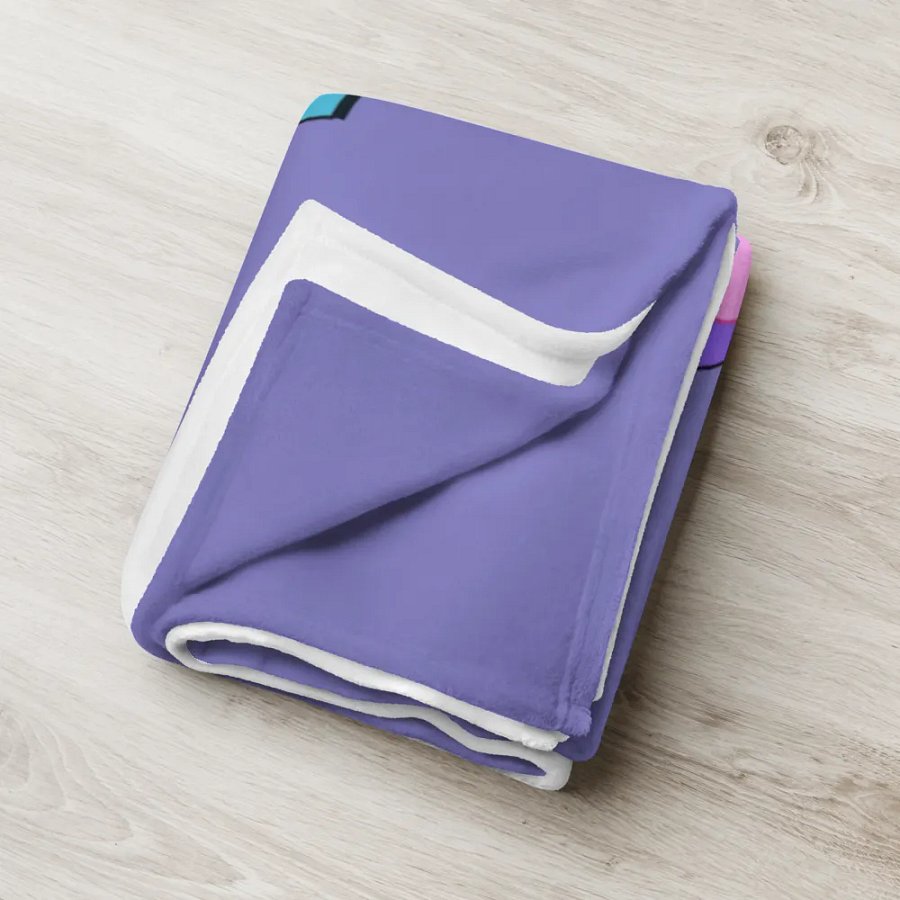 EmJDawg Cupcake Comfy Cozy Blanket (Purple) product image (7)