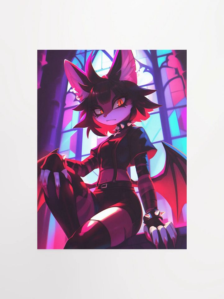 Gothic Fox Fantasy Matte Poster product image (1)
