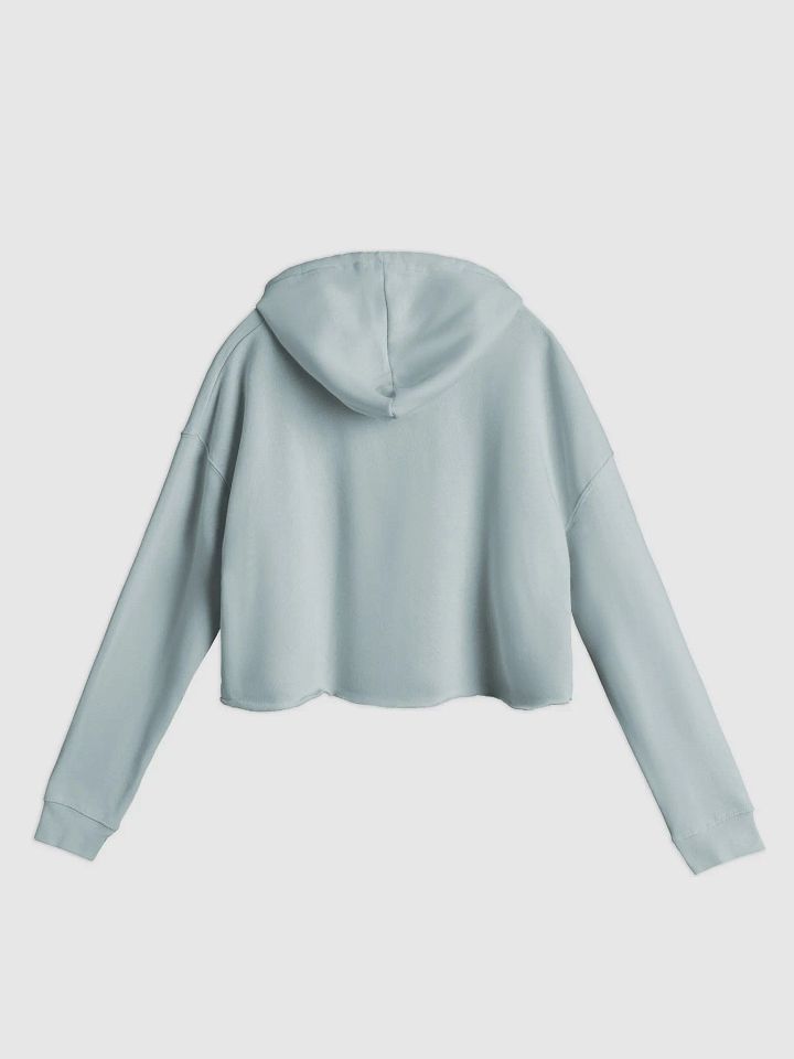 Bubbly and a B*tch (light-pink design) lightweight cropped hoodie product image (6)