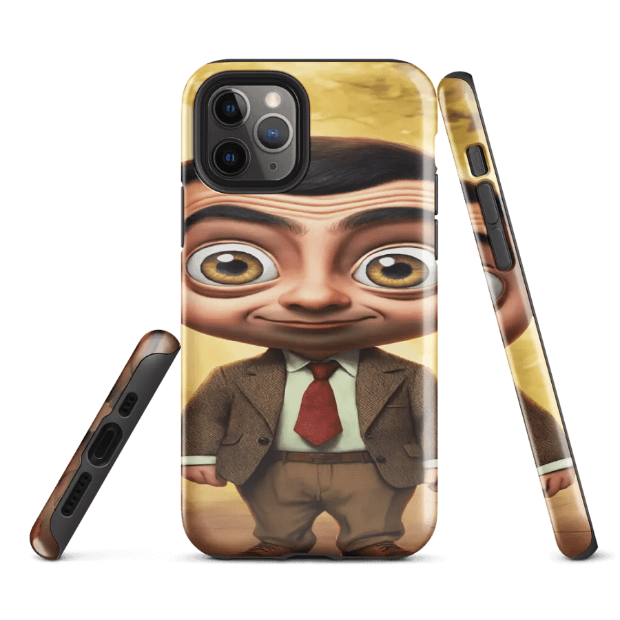 Cartoon Character Brown Suit Tough iPhone® Case product image (2)