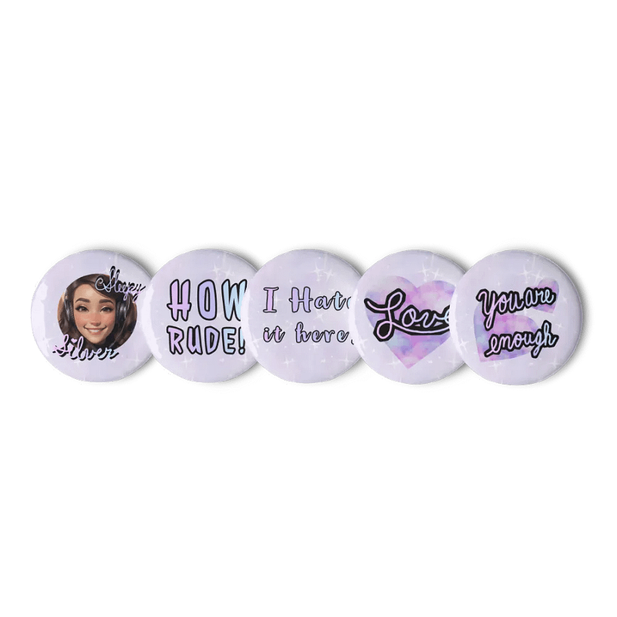 [NEW] Silver Emote Pins product image (2)