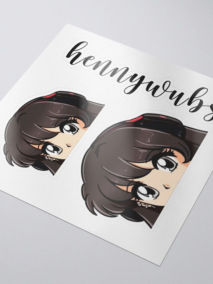 Variety Half Cut Henny Stickers product image (2)
