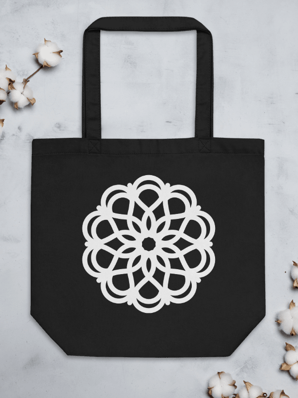 White Mandala 01 Eco-Friendly Tote Bag product image (2)
