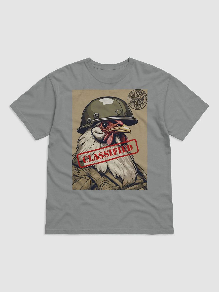 Classified Cluck: Military Chicken T-Shirt product image (1)