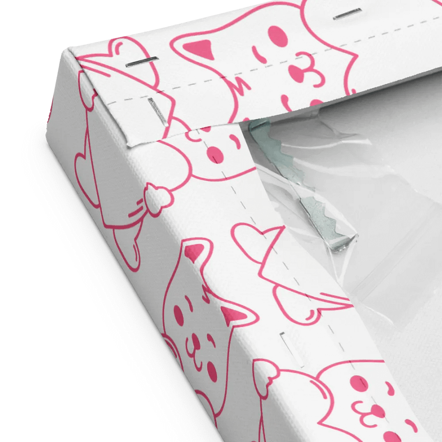 Pink Valentine's Day Love: Kitty Cat Heart Pattern product image (4)