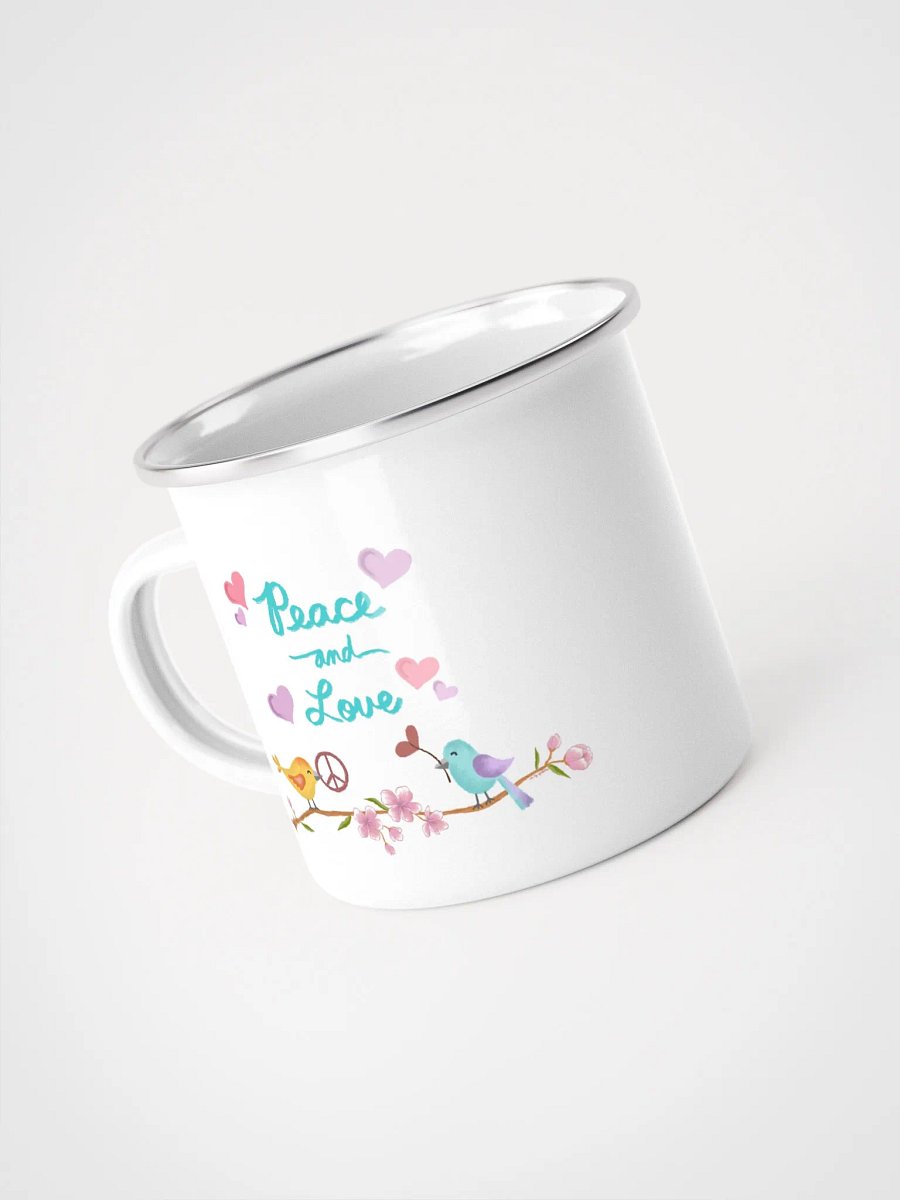 Peace and Love Enamel Mug product image (4)
