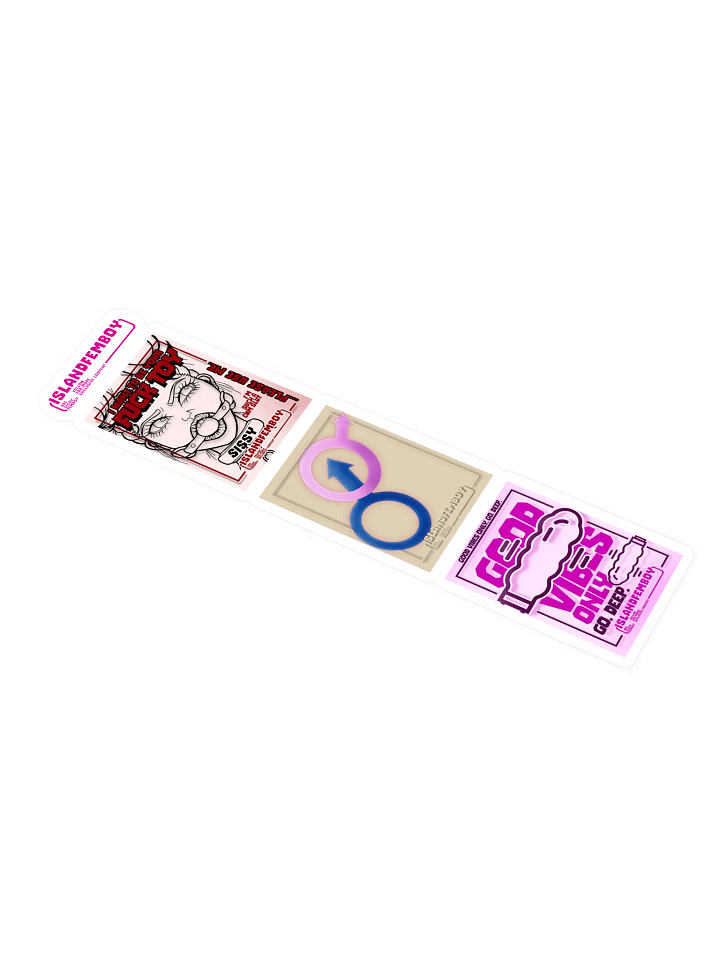 ISLANDFEMBOY : Sissy Sticker Pack : Femboy : Twink product image (2)
