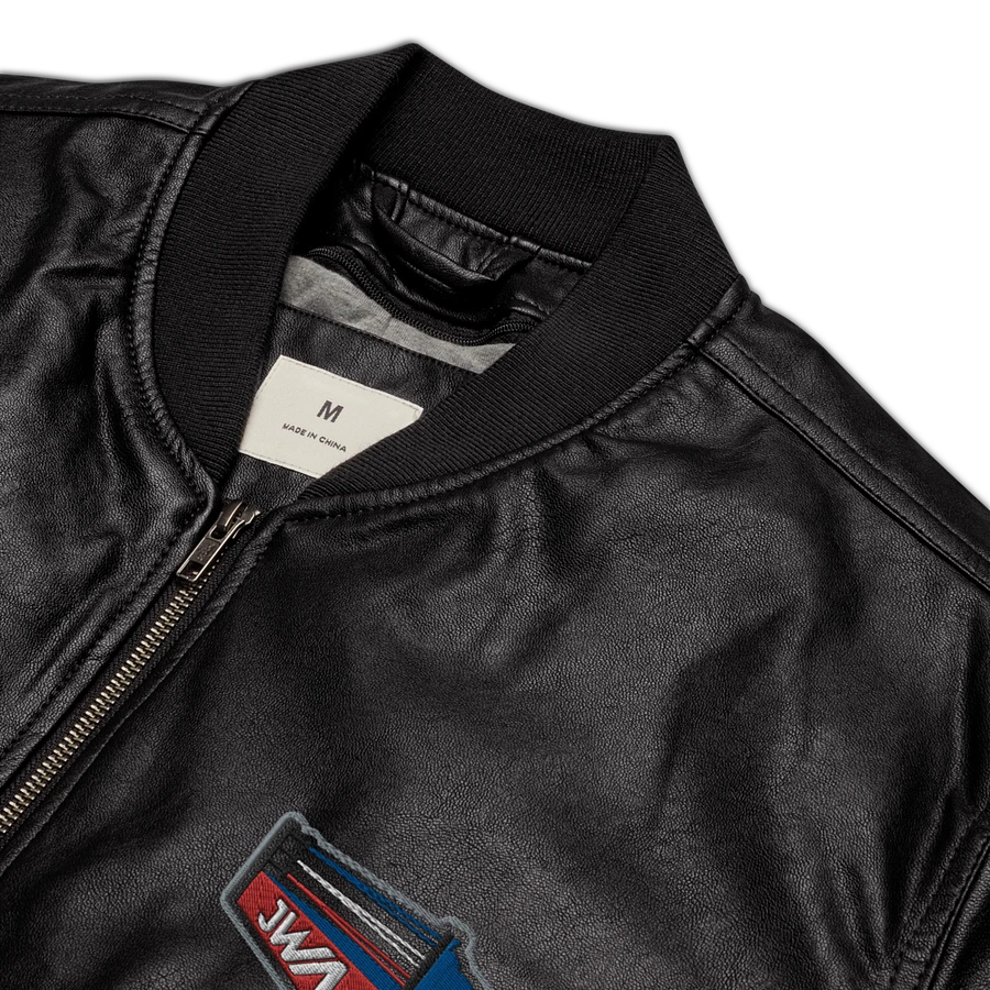JWA Faux Leather Bomber Jacket product image (8)