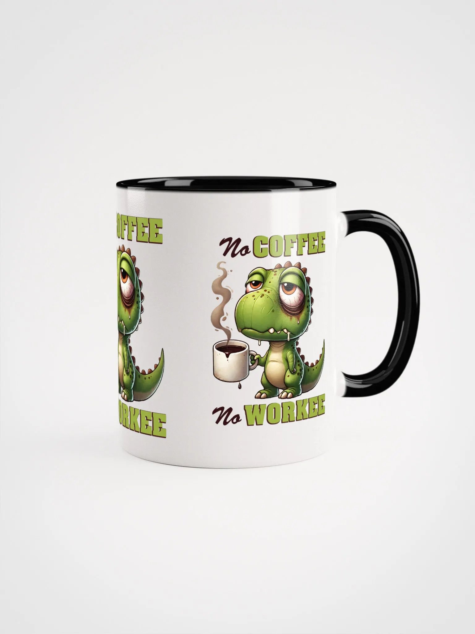 Sad Dinosaur Coffee Mug – 