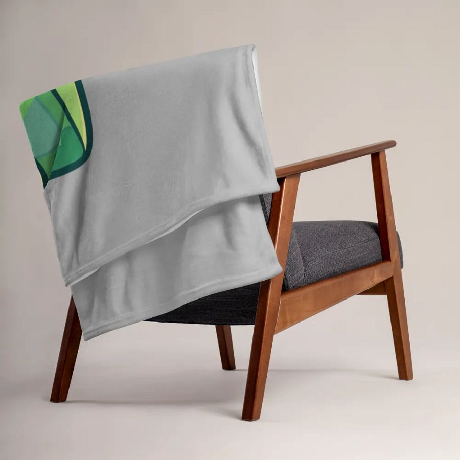 Sleeping Chloe • Throw Blanket (Silver) product image (3)