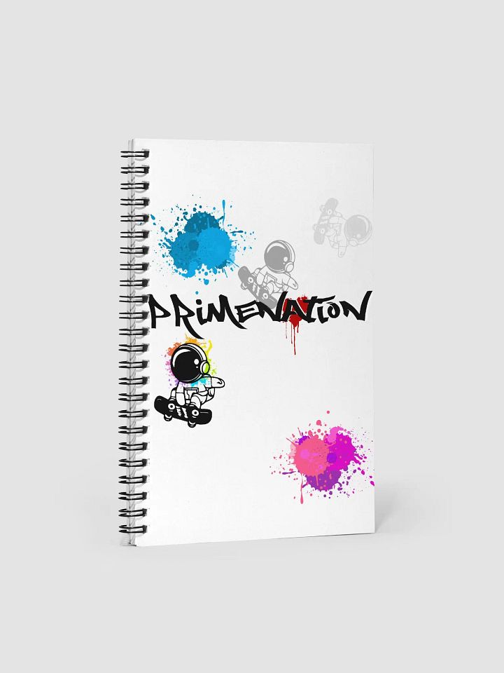 Cosmic Skater Spiral Notebook product image (1)