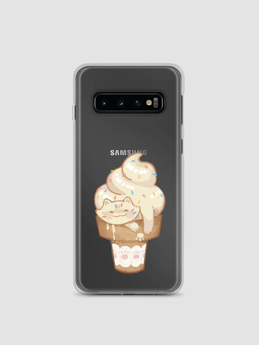 Ice Cream Cat Clear Case for Samsung® product image (1)