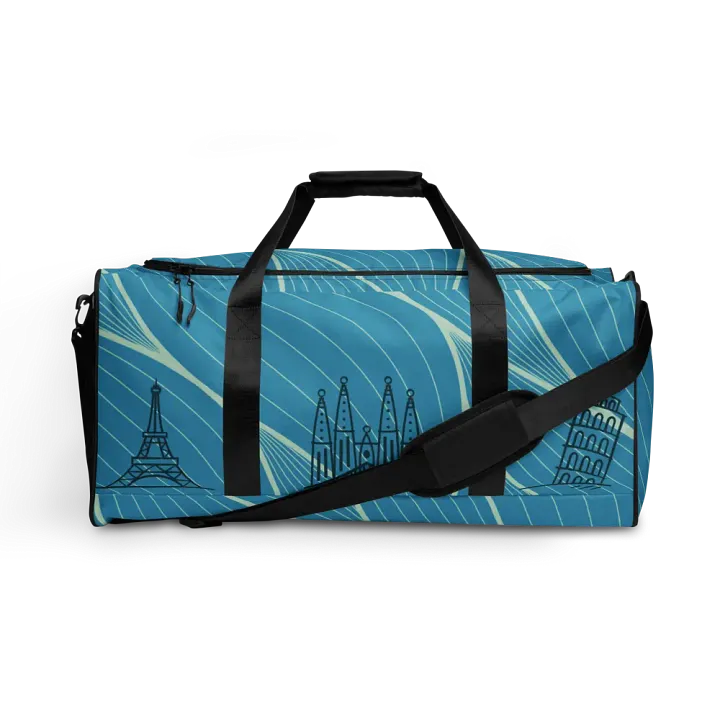 Landmark Line Art Duffle Bag product image (1)