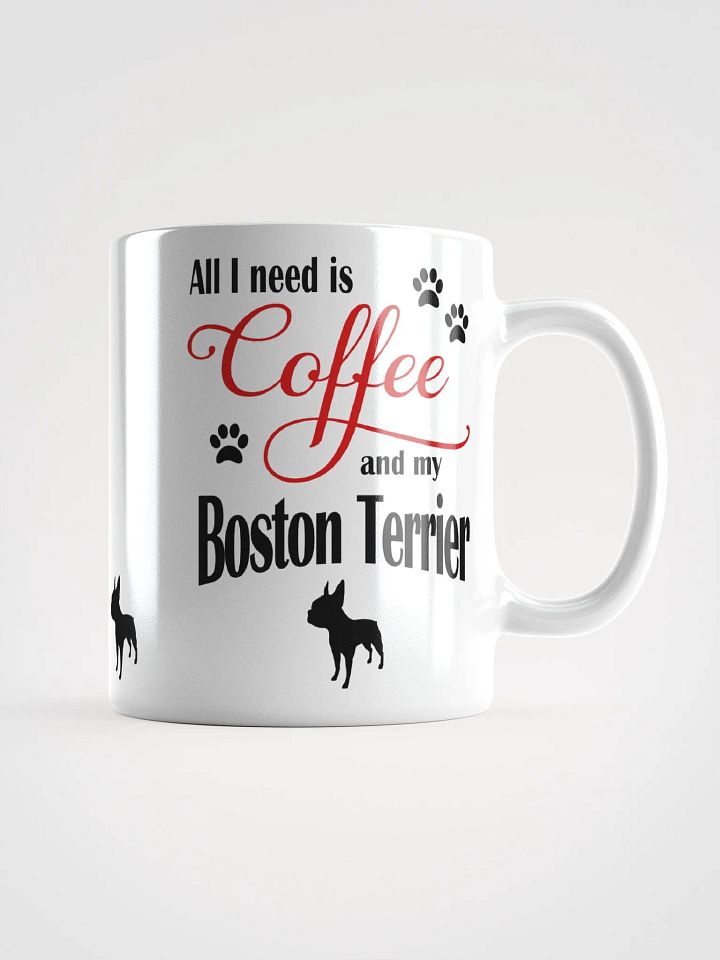 Coffee and my Boston Terrier Mug product image (1)