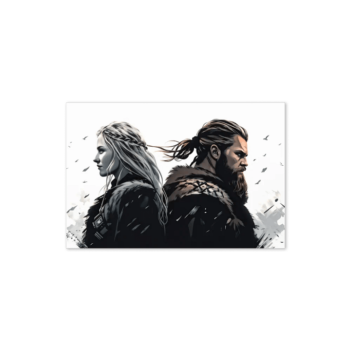 Greeting Card - Viking Couple product image (1)