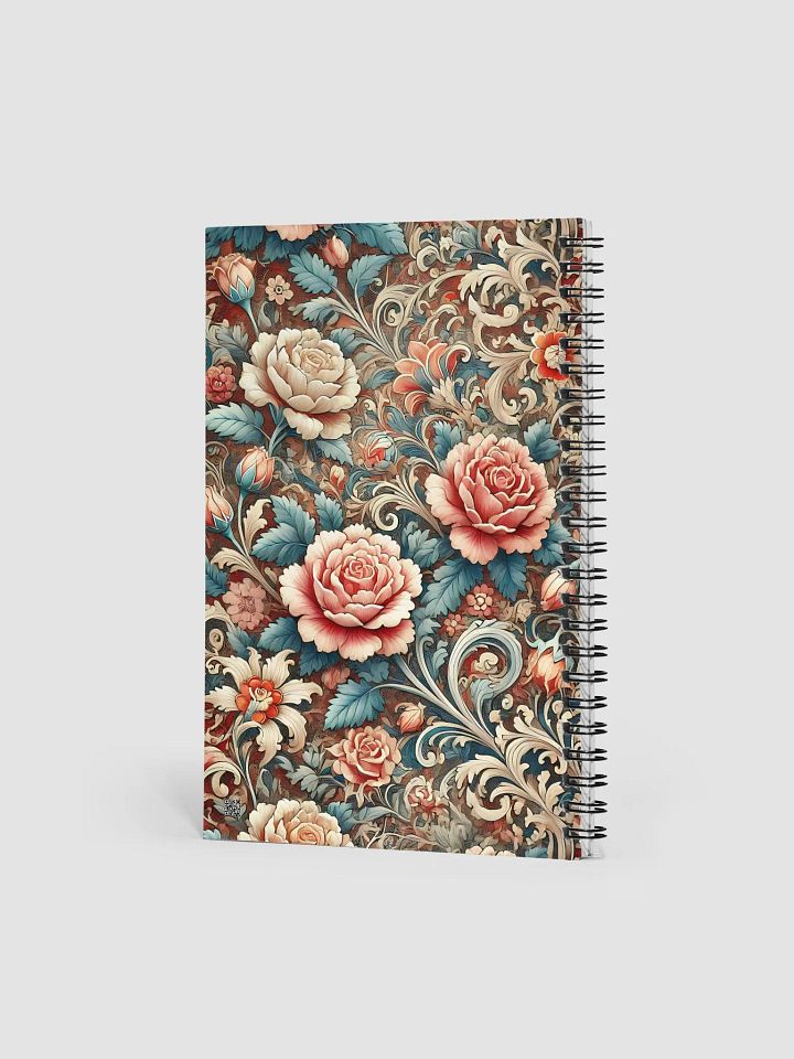 Royal Floral Spiral Notebook product image (2)