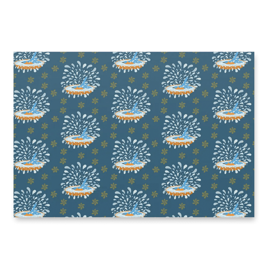 Bluebird Wrapping Paper Set 2 in Blue product image (7)
