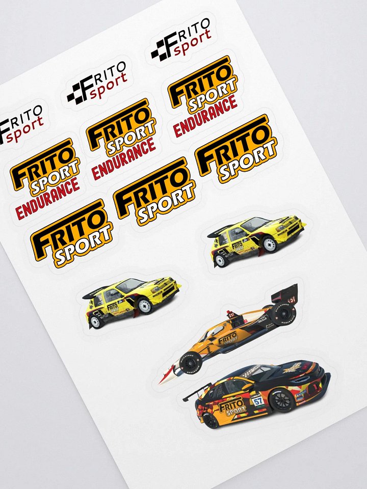 Fritosport Team V2 sticker sheet product image (1)