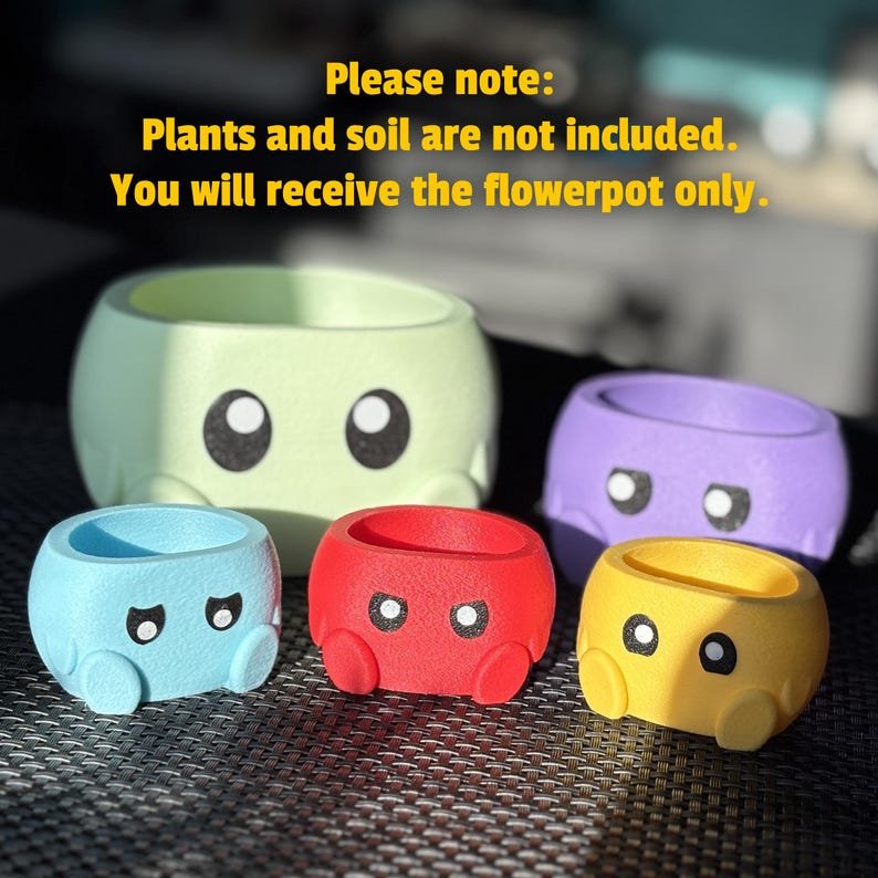 Cute Flower Pots with Expressions product image (8)