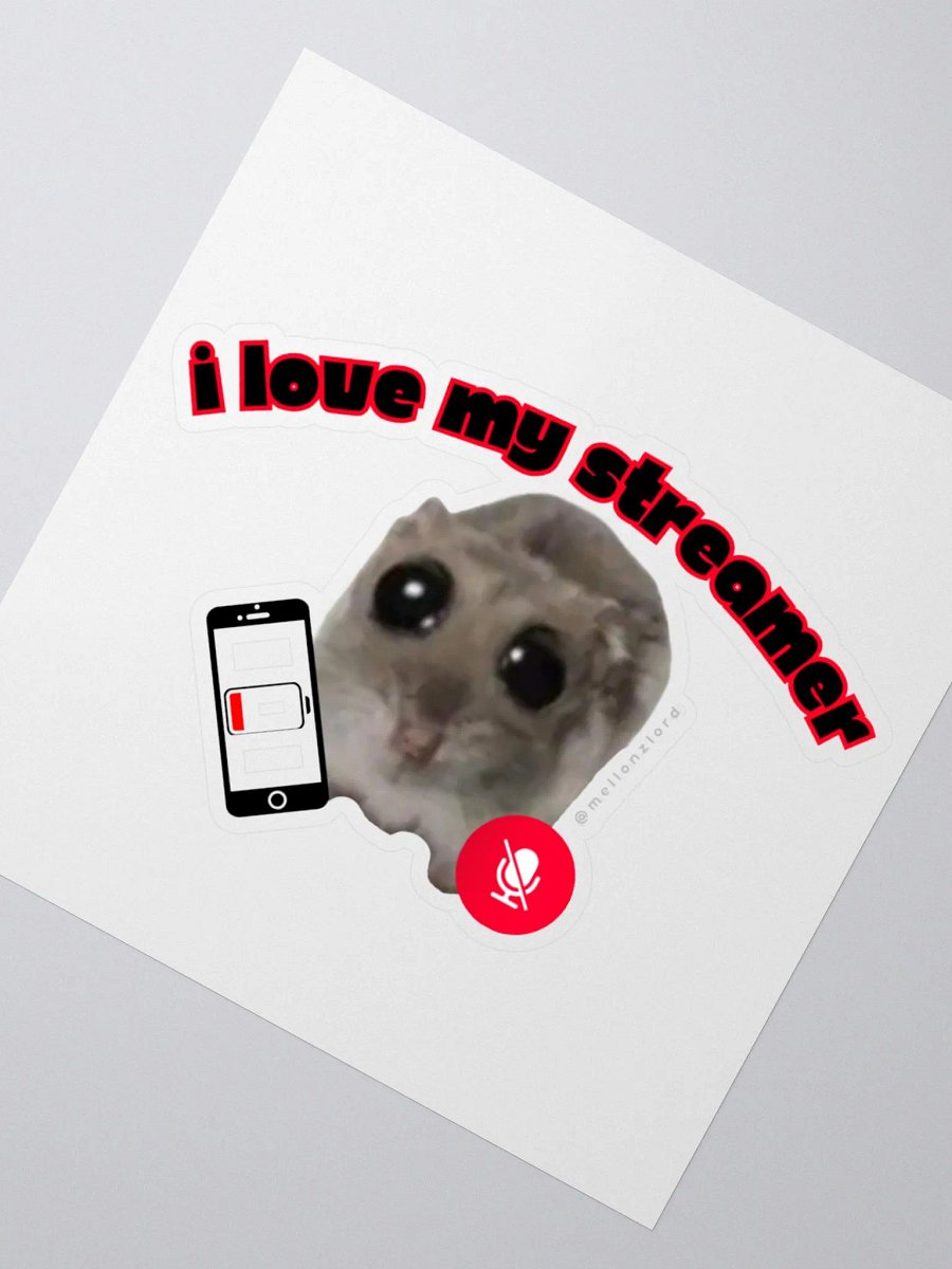 "i love my streamer" Sticker product image (2)