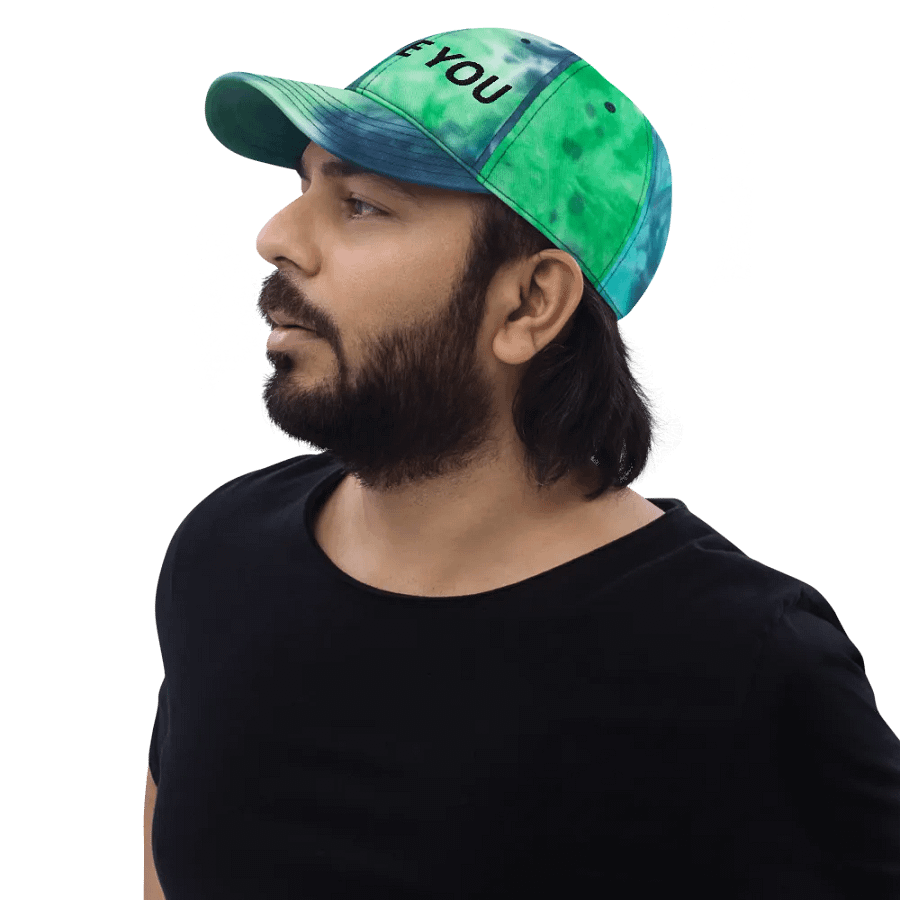Green/Bue I love you cap product image (10)
